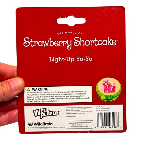 Strawberry Shortcake Light-Up Yo-Yo – Batteries Included Sealed.    ‎      C2 - Picture 4 of 8